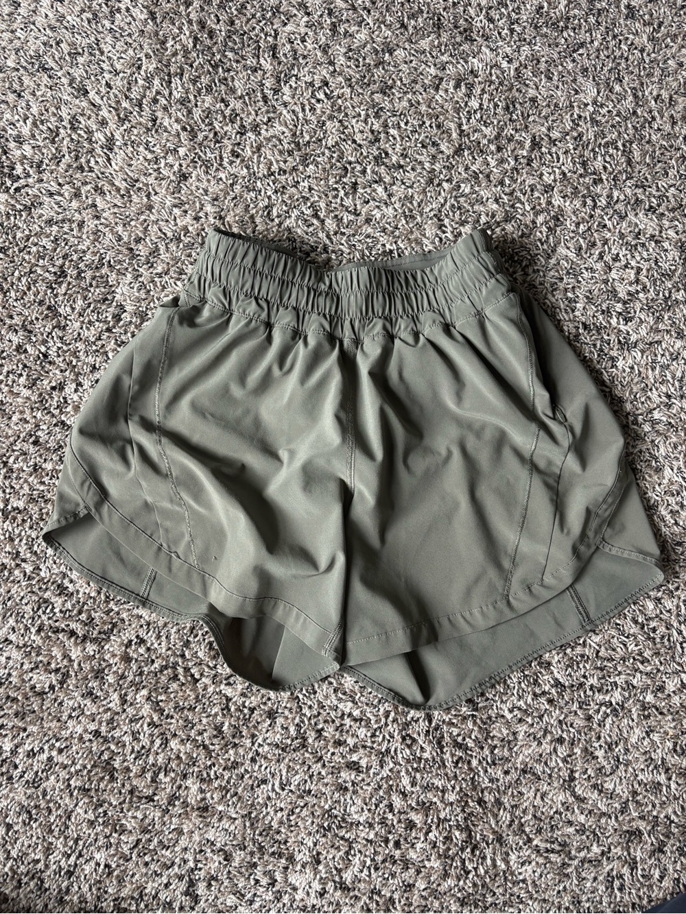 lululemon athletica Olive Green Women’s Athletic Shorts
